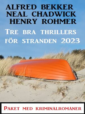 cover image of Tre bra thrillers för stranden 2023